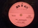 1957 BIG 78 RPM TOM & JERRY aka SIMON & GARFUNKEL Hey, Schoolgirl 10
