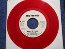 THE JACKSON 5 w/ Michael  - Mama's Pearl White Label Promo RED VINYL VG+