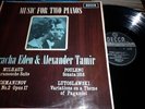 Music for Two Pianos BRACHA EDEN Alexander Tamir Vinyl LP DECCA SXL6158 WB