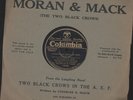 78 RPM RARE TWO BLACK CROWS IN THE A.E.F. ORIGINAL SLEEVE / EE-