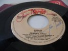 Signed GREASE 45rpm OLIVIA NEWTON JOHN/JOHN TRAVOLTA AUTOGRAPHS