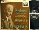 DECCA SXL 2222 ED1 WBg: BRAHMS PIANO RECITAL - BACKHAUS: VERY RARE NM