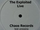 The Exploited – Live (Official Unreleased) Chaos Records LP - 1980's Original