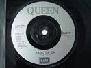 Queen - Radio ga ga  very rare labeled 7 inch queen 1