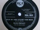 ELVIS PRESLEY Wear My Ring Aound Your Neck Uk 1950s RCA Rock & Roll 78 RPM