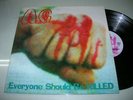 A.C. / ANAL CUNT - Everyone Should Be Killed - 1ST PRESS rare vinyl LP GRIND