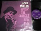2 RARE Jackie McLean LPs on New Jazz: Makin' The Changes/Long Drink of The Blues