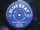 SINNERS  REPENT AND PRAY /  ERIC  MORRIS  orig BLUE BEAT  7 in  (   RARE  ) 1962
