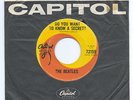 Rare Beatles 45 Capitol Canada 72159 Do You Want To Know A Secret/Thank You Girl