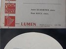 Scarce A. Dumortier Piano Koch Violin Lumen LP C. Franck Test pressing dedicated