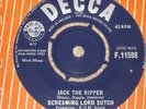 SCREAMING LORD SUTCH. JACK THE RIPPER. DECCA F.11598.