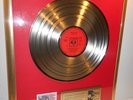 Johnny Cash Ragged Old Flag goldene Schallplatte