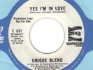 RARE NORTHERN SOUL    UNIQUE BLEND     YES I'M IN LOVE     EASTBOUND