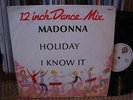 MADONNA - HOLIDAY / I KNOW IT - VERY RARE SOUTH AFRICA 12
