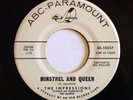 NORTHERN SOUL - IMPRESSIONS Minstrel and Queen ABC Paramount PROMO 45