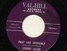 ROCKABILLY BOP on VAL-HILL--LONNIE ALLEN--HEAR BOTH--1959 GEORGIA