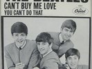the BEATLES . . 45 Picture Sleeve   . . RARE  . Can't Buy Me Love . EXCELLENT