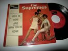 THE SUPREMES-LOVE IS HERE + 3 EP PS FRANCE MOTOWN