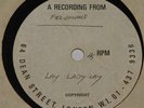 BOB DYLAN   LAY LADY LAY B/W PEGGY DAY  RARE B. FELDMANS & C0 UK ACETATE 7