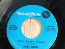 Miles Stone Too Many Tears Monogram DJ Promo Northern Soul
