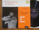 KARAJAN / Opera Intermezzi / COLUMBIA SAXF 830  STEREO  EX+