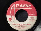 CLIFF NOBLES Your Love Is All I Need Atlantic Soul Promo 45 HEAR