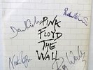 Signed PINK FLOYD Record LP Vinyl THE WALL Autographed SIGNED BY ALL 4 MEMBERS