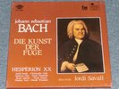 BACH Art of Fugue JORDI SAVALL - ED1 French ASTREE 2LP MINT