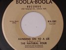 THE NATURAL FOUR Hanging On To A Lie BOOLA BOOLA Bay Area Northern Soul 45 HEAR