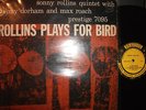 SONNY ROLLINS PLAYS FOR BIRD PRESTIGE LP 7095 NY FIREWORKS LABEL OG