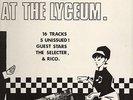RARE THE SPECIALS NON COMMERCIAL FRENCH PRESS LP : LIVE AT THE LYCEUM