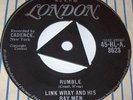 LINK WRAY 1958 UK TRI LONDON RUMBLE .LISTEN