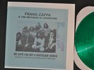 FRANK ZAPPA & MOTHERS OF INVENTION TORONTO 69 GREEN WAX LP RUBBER DUBBER NO TMOQ