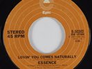 70's Soul 45 ESSENCE Lovin' You Comes Naturally EPIC HEAR