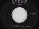 Funk 45 HANK JOHNSON Your Lost Your Thing SPEAR HEAR NM