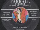 PAUL WHEATLEY I'm Not Movin RARE ROCKABILLY BOPPER 45 RPM RECORD LISTEN