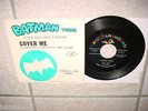 BATMAN TV SHOW THEME SONG 45 PS BAT SIGNAL LOGO ABC 1965 ADAM WEST BURT WARD