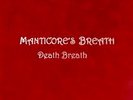 MANTICORE'S BREATH Death GREEK HEAVY PROG-ROCK 65 Copies LP BOX Will-O-The Wisp