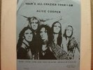 ALICE COOPER - You're All Crazier Than I Am - LP - TMOQ - Hollywood Bowl - 1972
