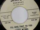 rare Northern Soul 45 SANDY WYNNS i'll give that to you