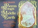 TOLKEIN POEMS & SONGS OF MIDDLE EARTH THE HOBBIT LORD OF THE RINGS RARE 1967 LP