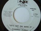 Clarence Murray Let's Get On With It  Soul 45 Rare Promo