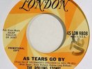 ROLLING STONES promo 45 on LONDON + ps picture sleeve “As Tears Go By” NICE