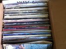 Box Of Old Records All Well Looked After Except For Water Damage To Most Covers