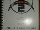U2 North American 360 Tour Crew Itinerary 2009 Promo  Exc Cond