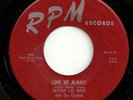 Aurthur Lee Maye-Love Me Always-Rare Doo Wop Re-Issue 45 Mint -