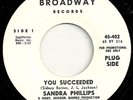 SANDRA PHILLIPS You Succeeded Northern Soul 45 LISTEN