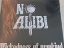 NO ALIBI wickedness of mankind LP 12 SKINHEAD oi NYHC sxe ISD