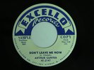ARTHUR GUNTER Don't Leave Me Now EXCELLO DJ M- HEAR SOUNDCLIPS 50s r&b