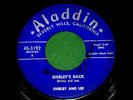 SHIRLEY and LEE - Aladdin 3192 @ 1953 R&B Soul 45 rpm